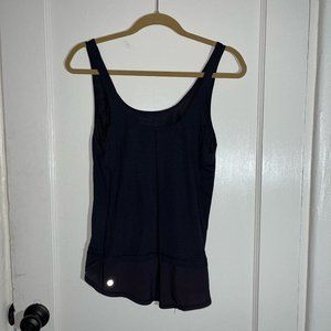 lululemon Women's black lightweight Tank Top; size medium